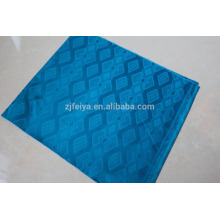 New lace blue brocade fabric cheap cotton guinea riche heavy african cloth in stock